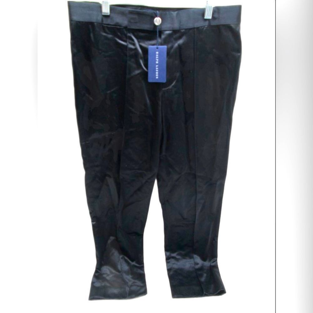Womans Ralph Lauren Pants; Cotton Blend,Black, Sz.10/ Inseam 25"